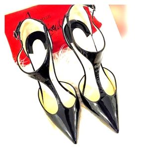 Christian Louboutin J String Black patent